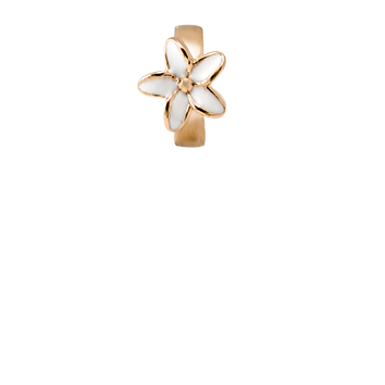 Image of Christina Collect Enemal Flower forgyldt charm